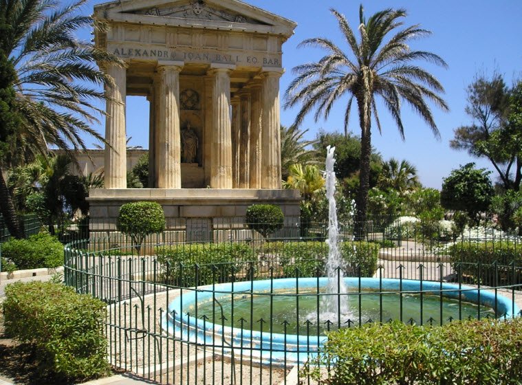 Lower Barrakka Gardens, Valletta, Malta